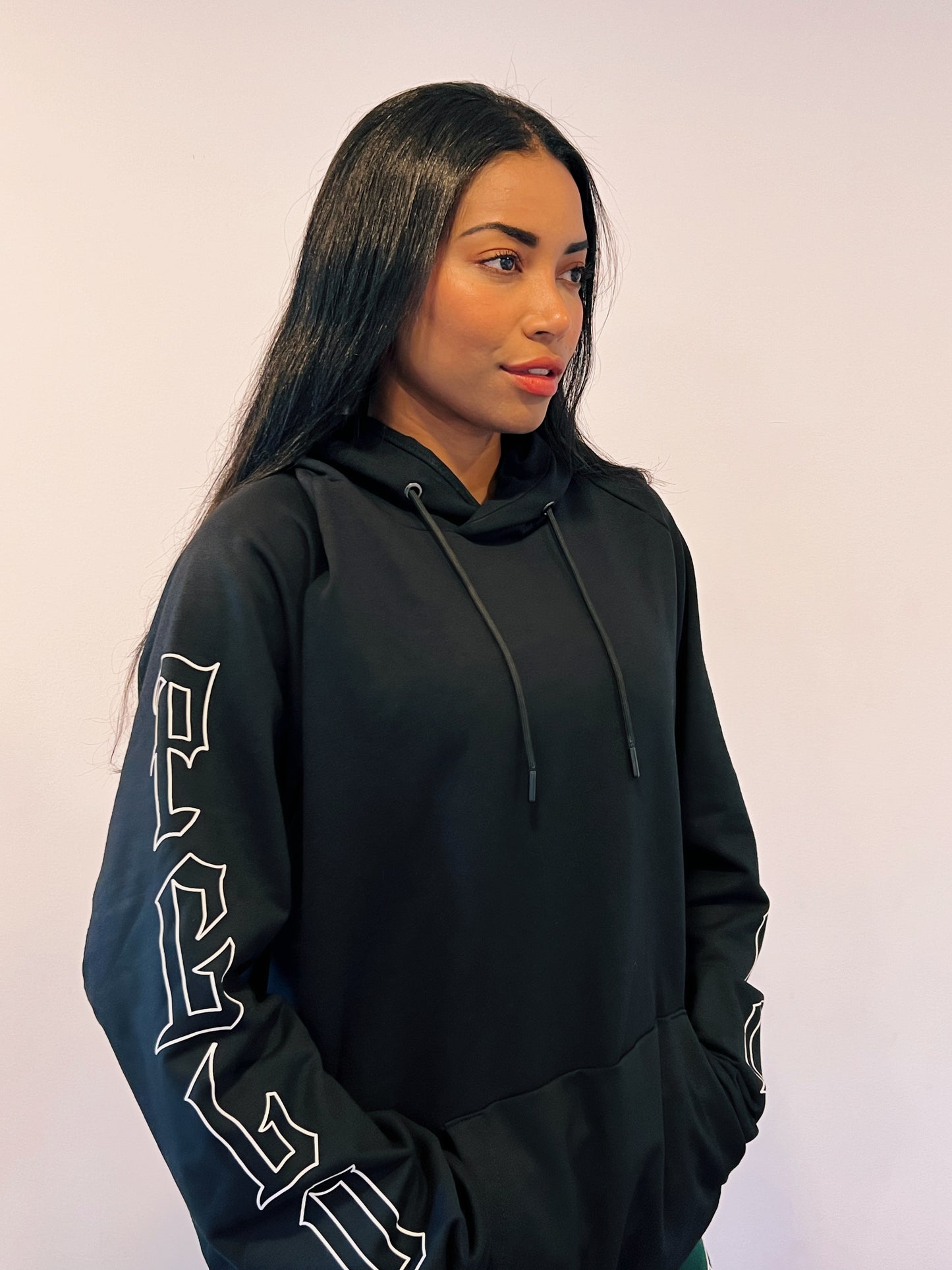 PGLO Retro Hoodie Black