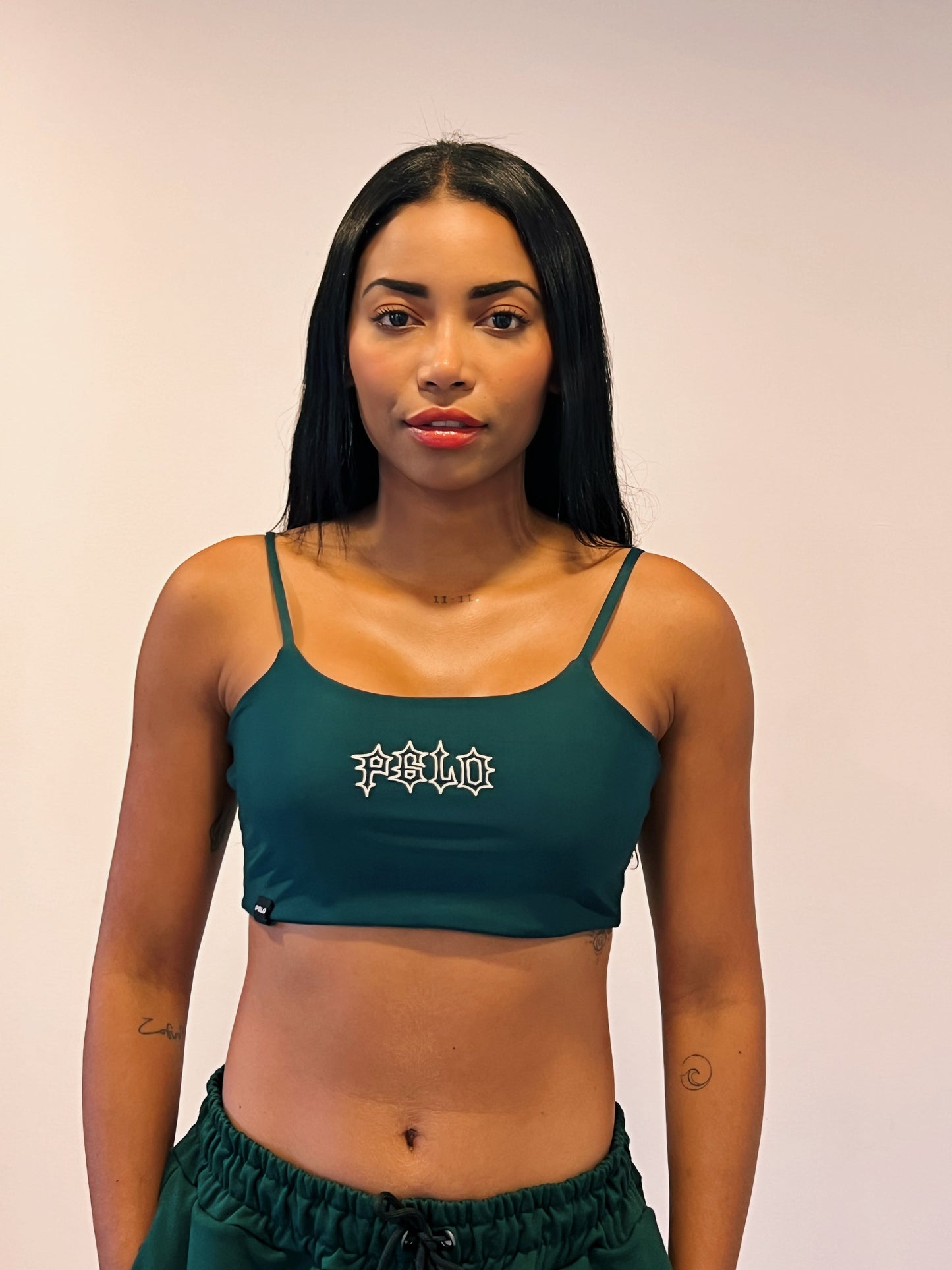 PGLO Retro Top Green