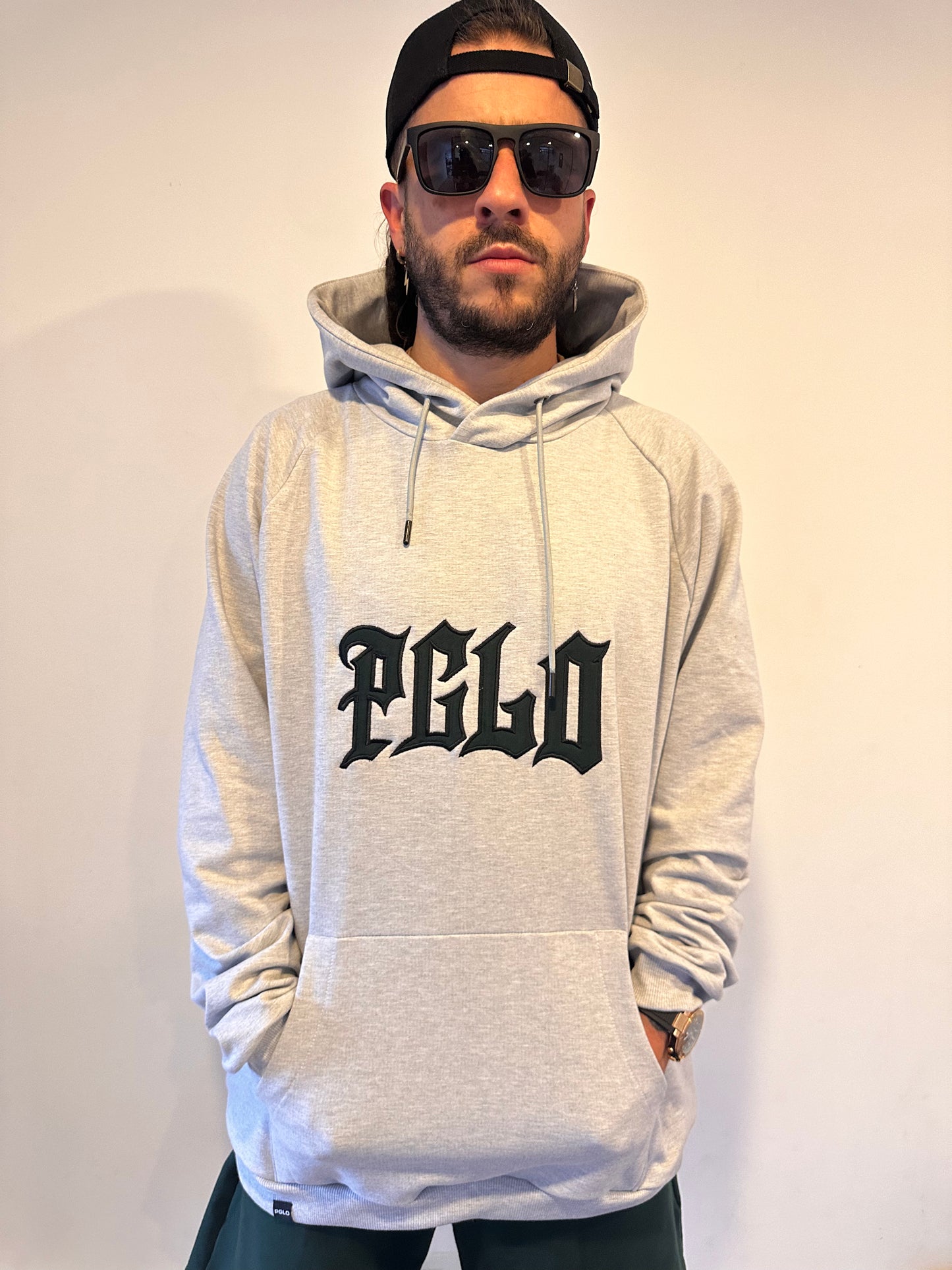 PGLO Retro Hoodie Gray